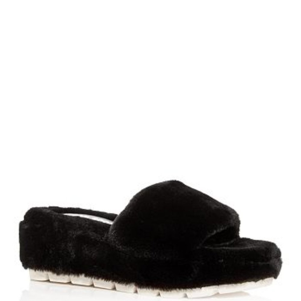 J/Slides Fur Sandals/Slippers
